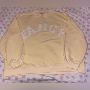 Fancy Boutique Yellow Mockneck